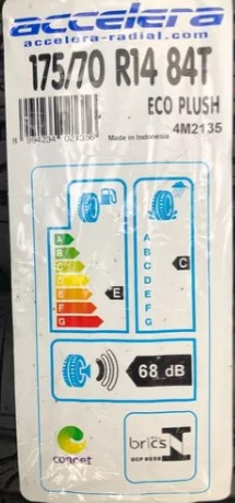 PNEU 175/70R14 84T ECO PLUSH ACCELERA