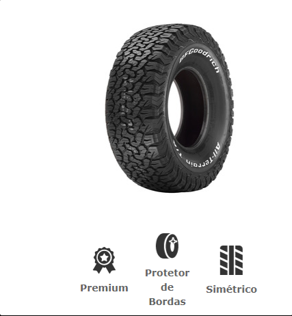 PNEU 285/65R18 125/122R BFGOODRICH ALL TERRAIN T/A KO2