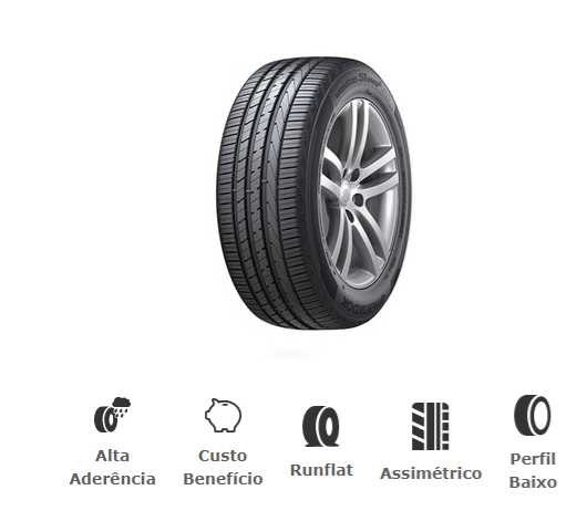 PNEU 225/45R18 95Y HANKOOK VENTUS S1 EVO 2 K117B RUN FLAT -Original Mercedes