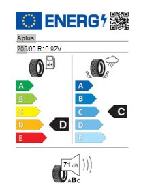PNEU 205/60R16 92V A609 APLUS