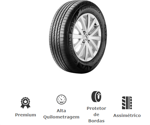 PNEU 195/55R15 85H CONTINENTAL POWERCONTACT 2