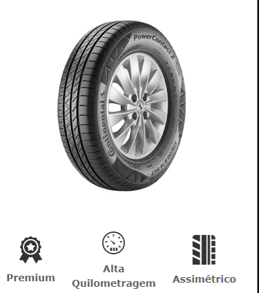 PNEU 205/55R16 91V CONTINENTAL POWERCONTACT 2