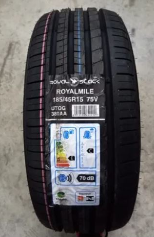 PNEU 185/45R15 75V ROYAL BLACK MILE