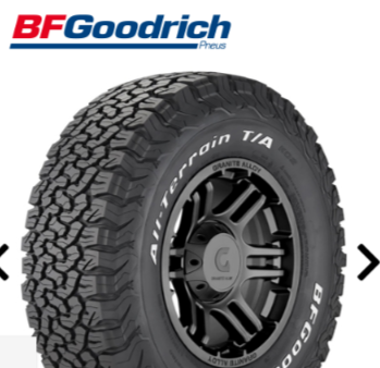 PNEU 265/65R17 120/117S BFGOODRICH ALL TERRAIN T/A KO2 10 LONAS – LETRA BRANCA