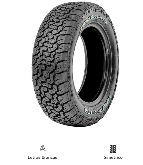 PNEU 285/70R17 121/118R XBRI BRUTUS 10 LONAS LETRA BRANCA